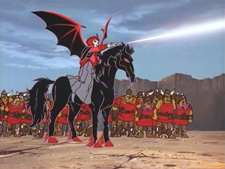 Venger leads his army of orcs