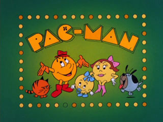 pac man cartoon 1983